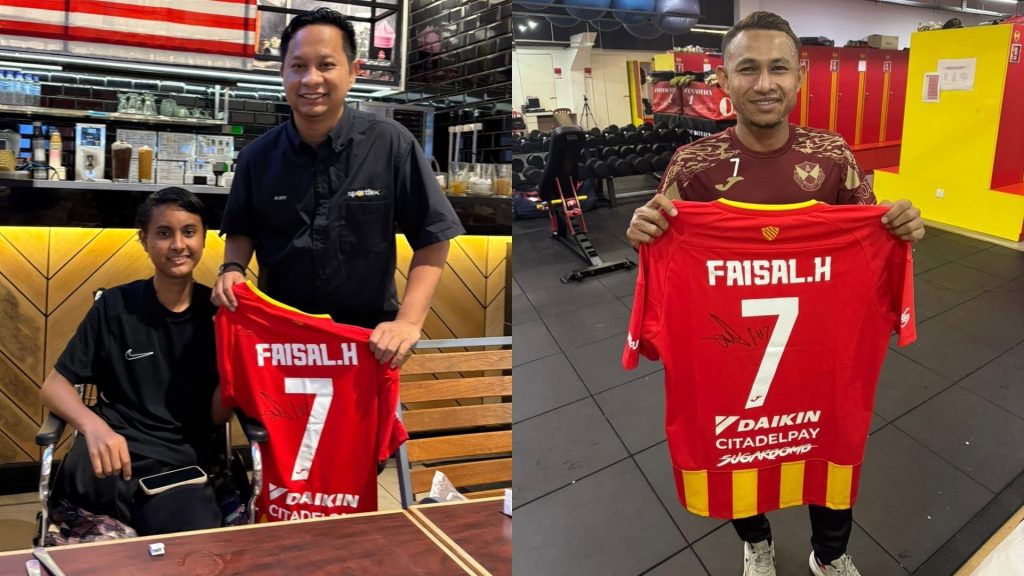 Jersi Faisal Halim Bawa Kegembiraan Buat Zafran, Pejuang Kecil Melawan Kanser