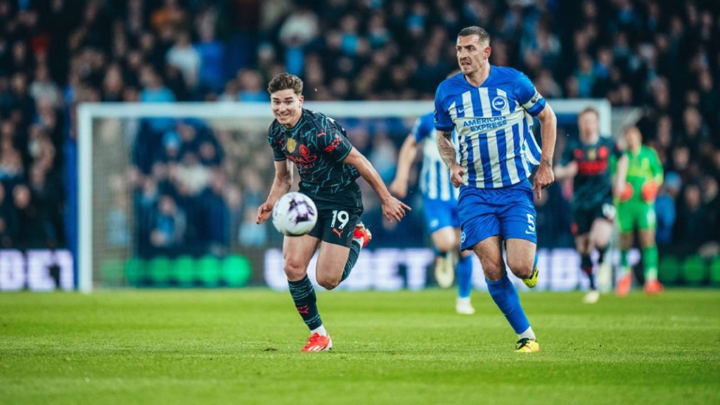 EPL: Man City Hampiri Kedudukan Arsenal, Belasah Brighton