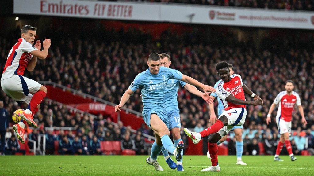 EPL: Arsenal Gah Tundukkan Nottingham Forest, Kembali Buru Kejuaraan Liga