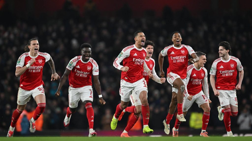 Arsenal & 3 Kelab Handalan Ke Separuh Akhir Carabao Cup