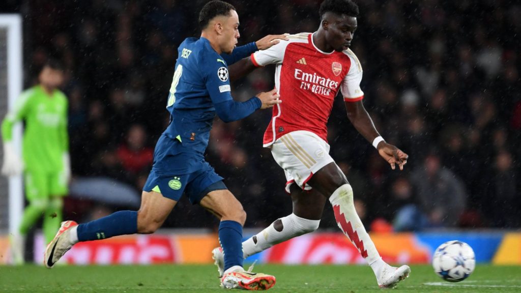 UCL: Arsenal Belasah PSV