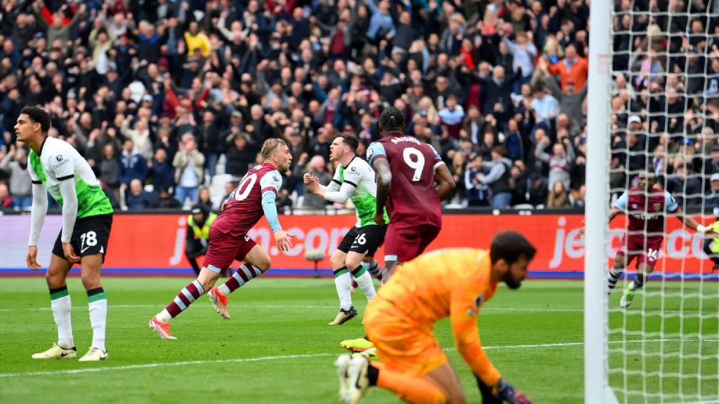 EPL: Harapan Kejuaraan Liverpool Makin Pudar, Diikat West Ham
