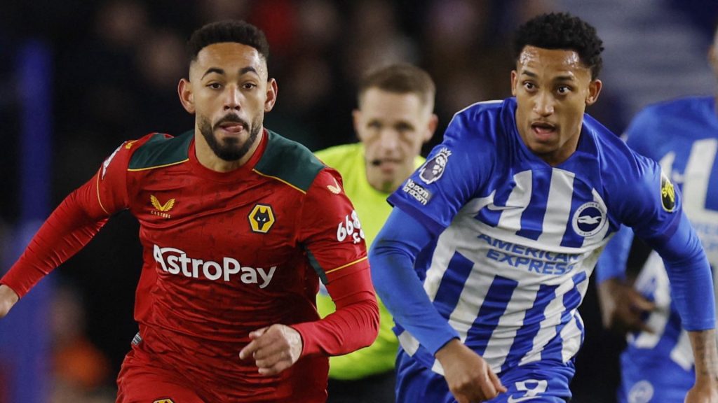 EPL: Brighton Diikat Wolves, Pintas Kedudukan Manchester United