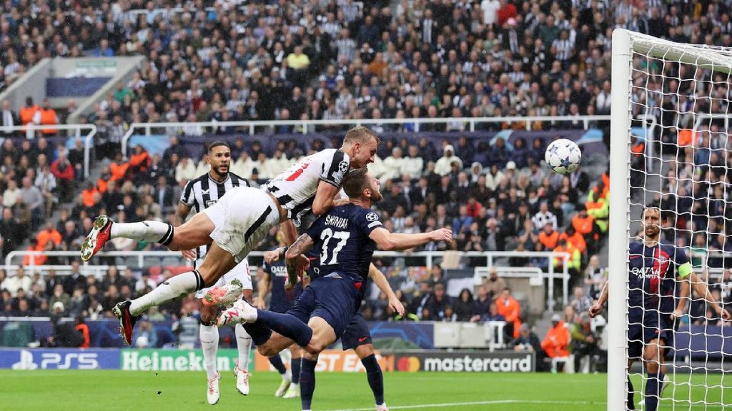 UCL: PSG Dibelasah Newcastle United