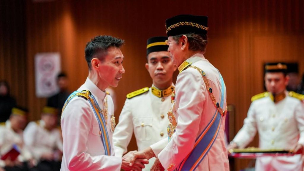 Lee Chong Wei Terima Gelaran Datuk Seri
