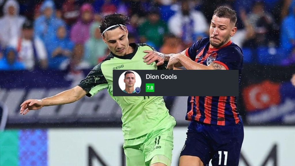 Dion Cools Berbisa, Terima Penilaian Tertinggi Berdepan JDT