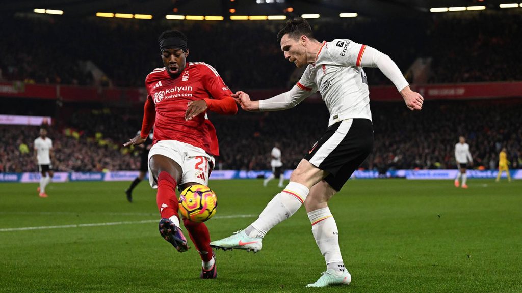 EPL: Nottingham Forest Sekat Liverpool Raih Tiga Mata