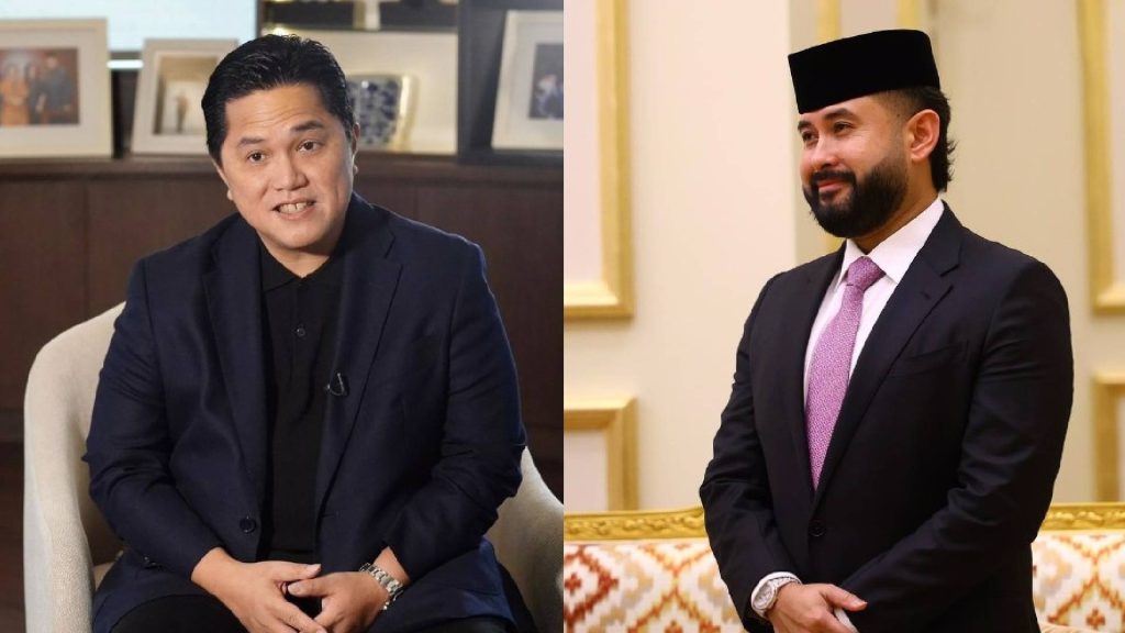 Erick Thohir Jemput Tunku Ismail Melabur Di Indonesia