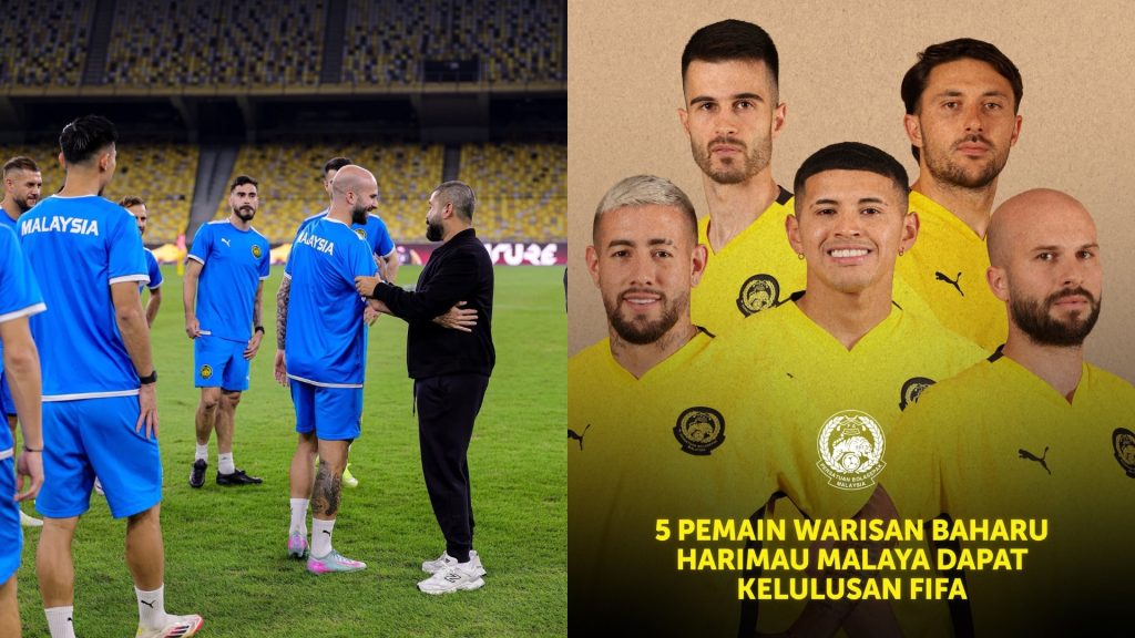 FIFA Luluskan 5 Pemain Warisan Baharu Malaysia