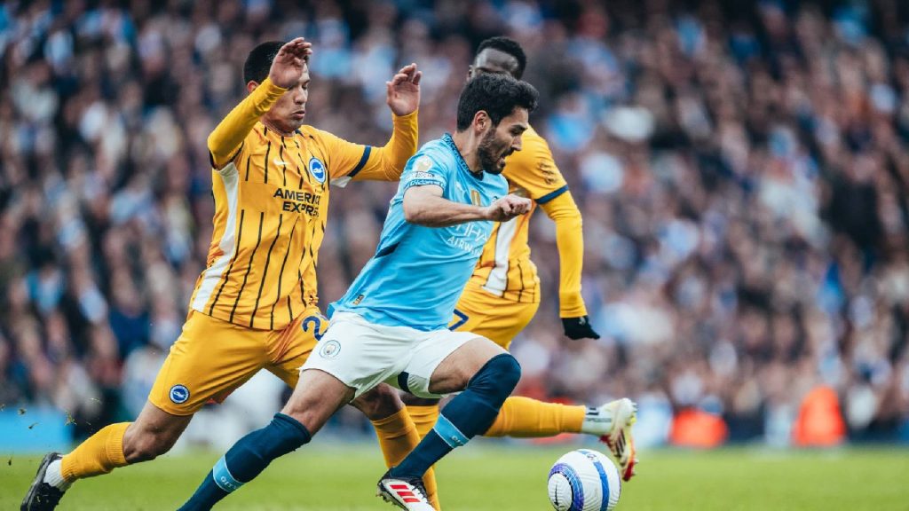 EPL: Man City Diikat Brighton Di Stadium Etihad