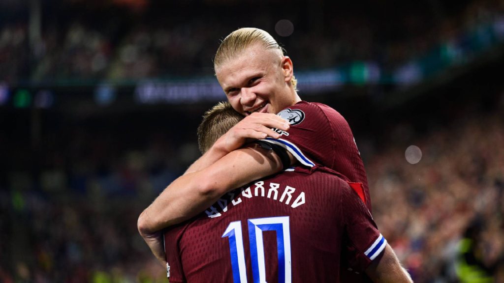 Norway Mengamuk, Erling Haaland Ledak 5 Gol