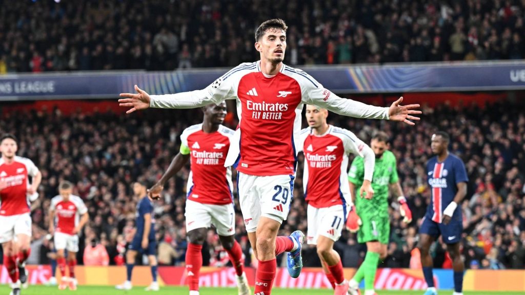 UCL: PSG Dimalukan Arsenal