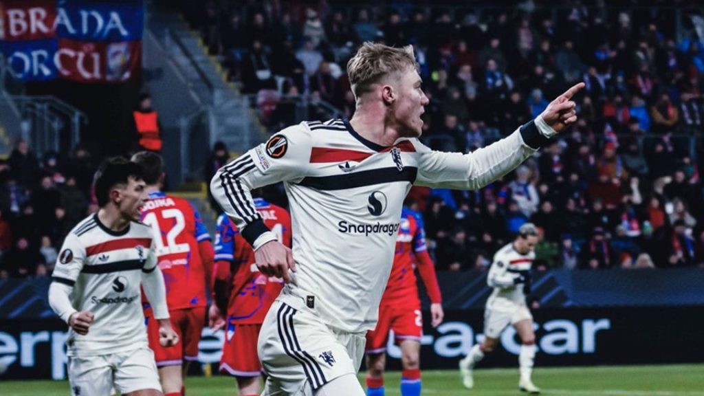UEL: Rasmus Hojlund Pacu Manchester United Tewaskan Viktoria Plzen