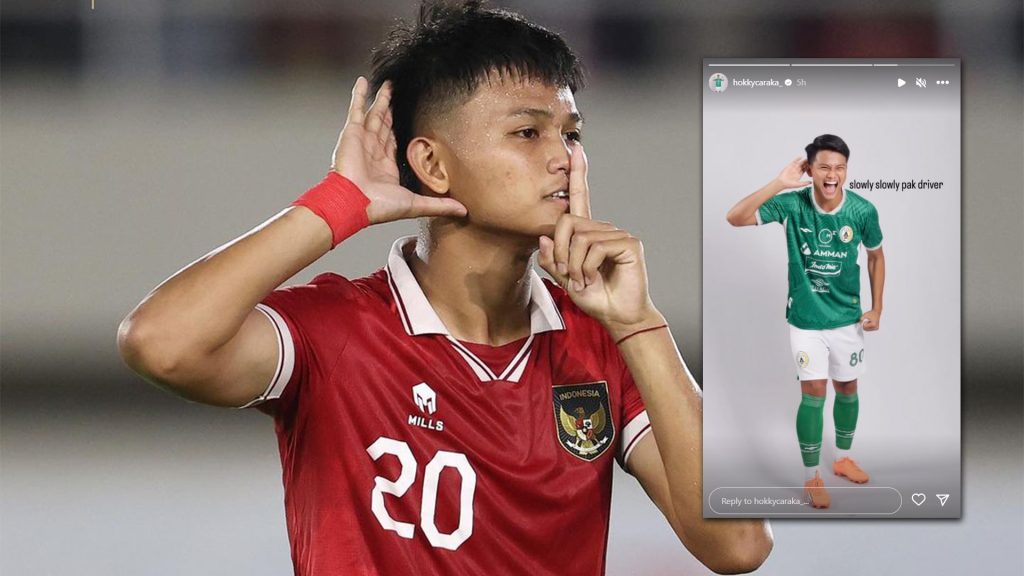 Usai Selebrasinya Ke Gawang China Taipei Viral, Hokky Caraka: Pelan-pelan Pak Supir