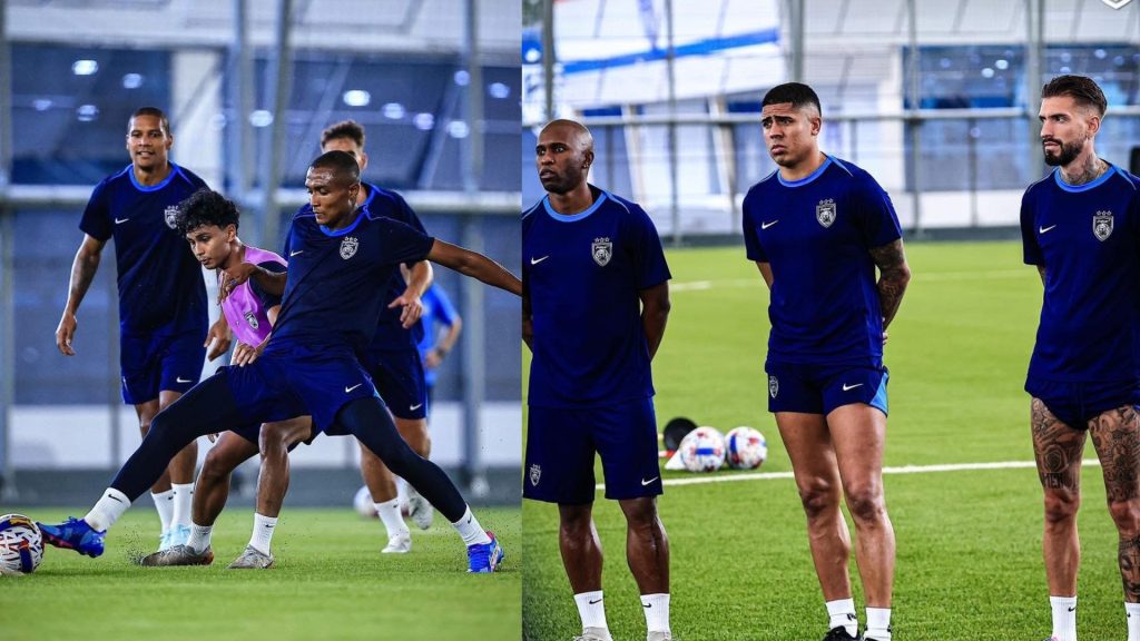 5 Muka Import Turun Berlatih Di JDT