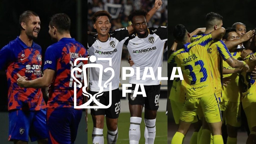 Piala FA: JDT & Kedah Dapat Laluan Mudah, Terengganu Diuji Hebat