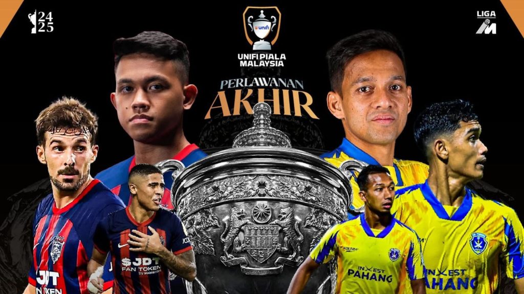 Live: JDT vs Sri Pahang, Kesebelasan Utama & Siaran TV Final Piala Malaysia