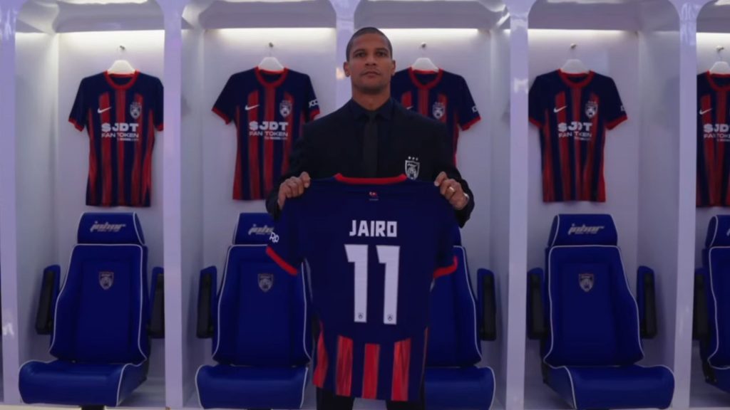 JDT Umum Penyerang Import Baharu, Jairo Da Silva