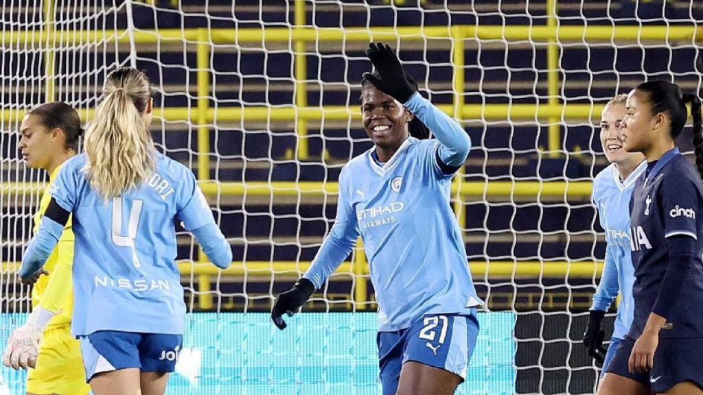 WSL: Man City ‘Ratah’ Tottenham Hotspur 7-0