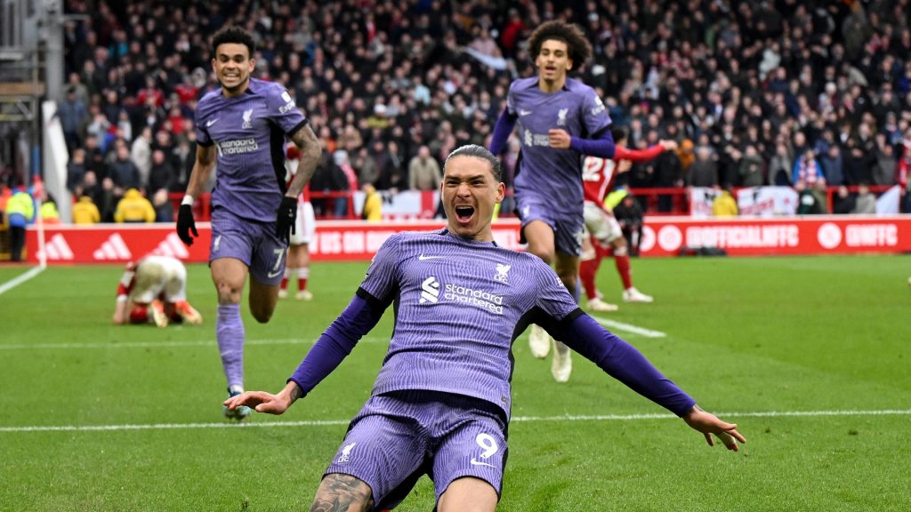 EPL: Gol Minit Akhir Darwin Nunez Bantu Liverpool Atasi Nottingham Forest
