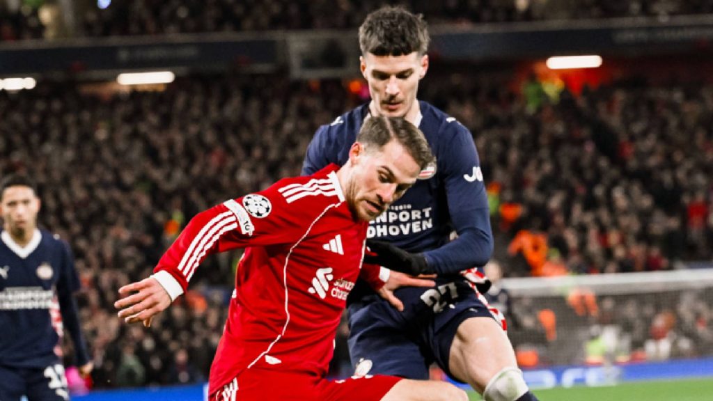 UCL: Liverpool Terduduk Di Tangan PSV Eindhoven