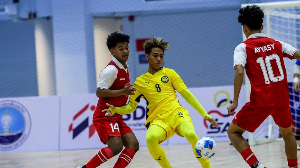 ASEAN Futsal Cup B-19: Malaysia Tewas Melawan Kepada Indonesia