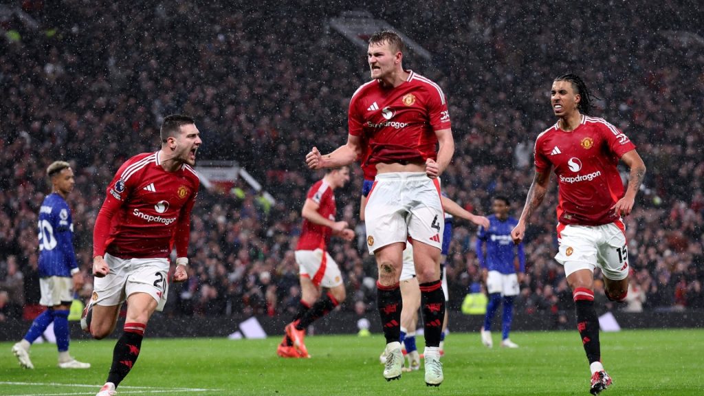 EPL: Manchester United Nyaris Dikejutkan Ipswich Town