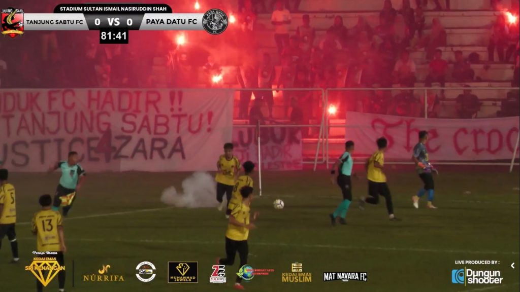 Insiden Baling Mercun Cemari Aksi Liga DUN Terengganu