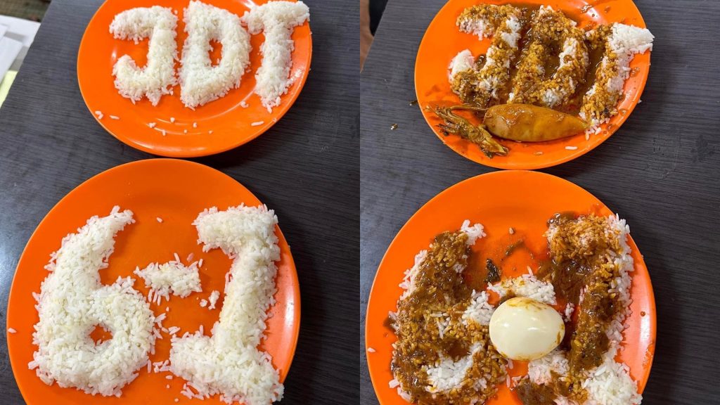 Nasi Kandar Sulaiman Sampaikan Ucapan Tahniah Dengan Cara Tersendiri