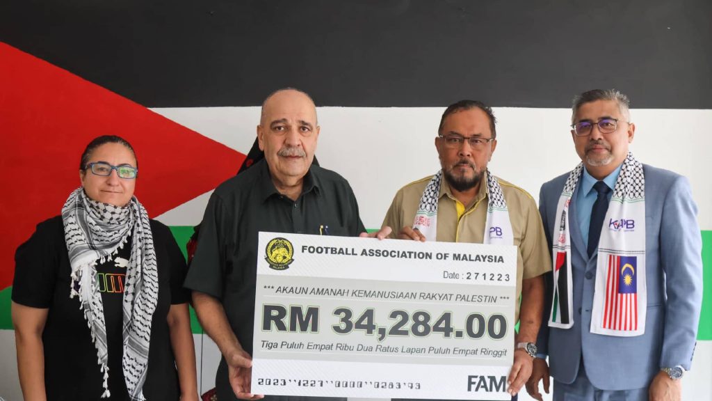 FAM Derma Sumbangan Ke Tabung Palestin