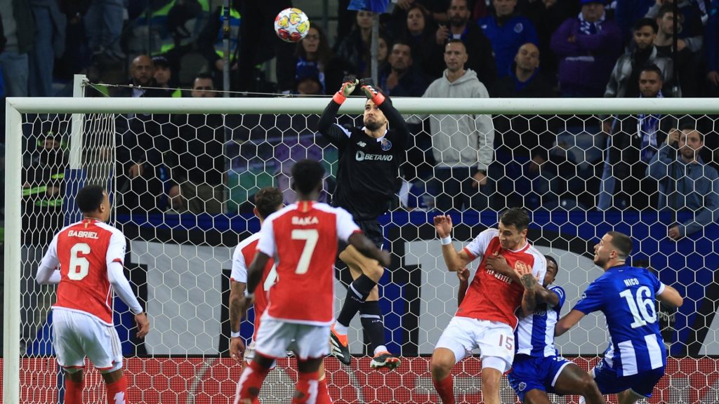 UCL: Porto Kecewakan Arsenal Saat Akhir