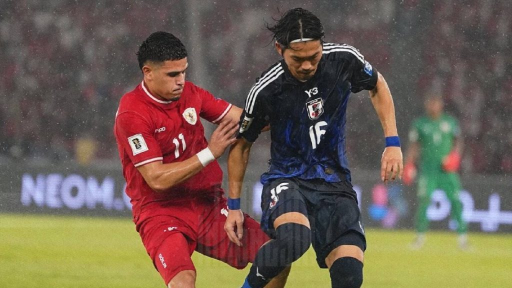 Hasil Timnas Indonesia vs Jepang: Samurai Biru Bantai Garuda 4-0