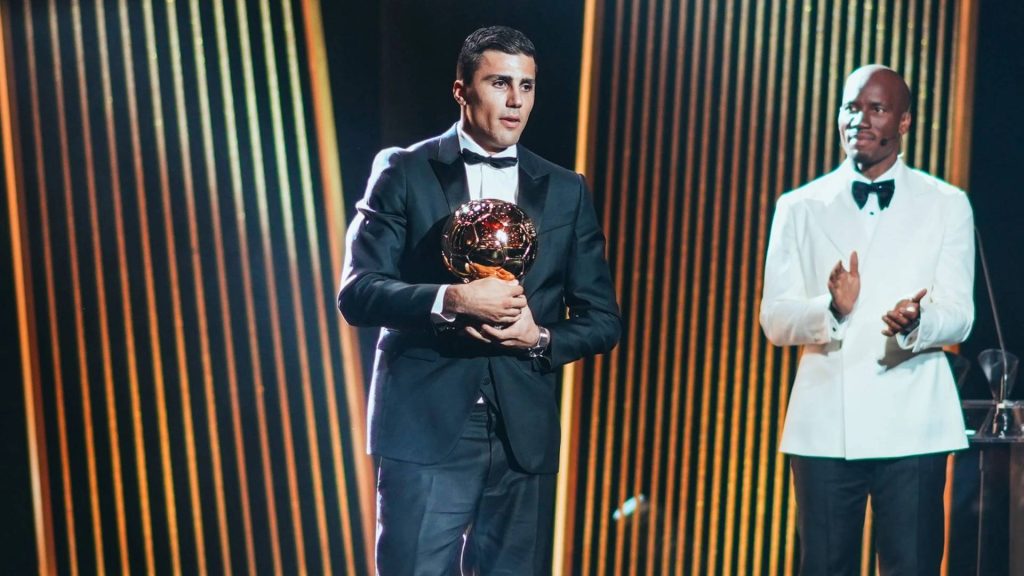 Rodri Muncul Pemenang Ballon d’Or, Atasi Vinicius Jr