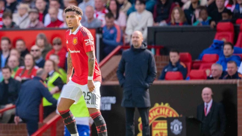 Jadon Sancho Minta Maaf Kepada Erik Ten Hag
