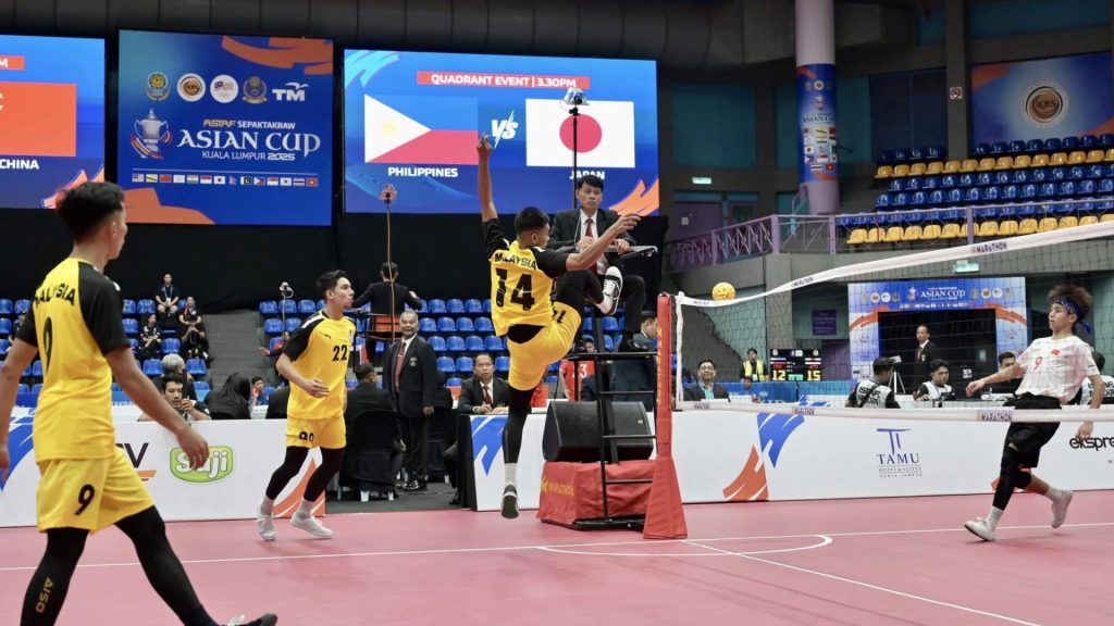 Piala Asia Sepak Takraw: Skuad Quadrant Malaysia Mudah Benam China