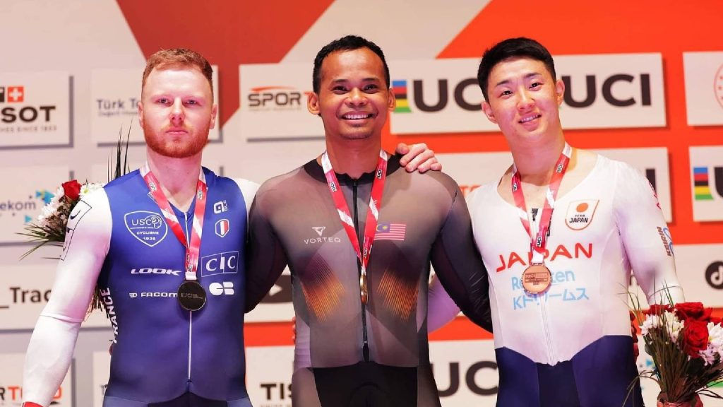 Shah Firdaus Lega Akhiri Penantian Emas UCI Track Nation Cup