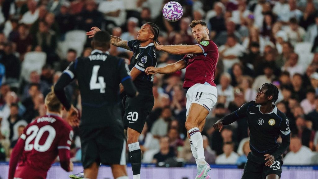 EPL: Chelsea ‘Titik’ West Ham United