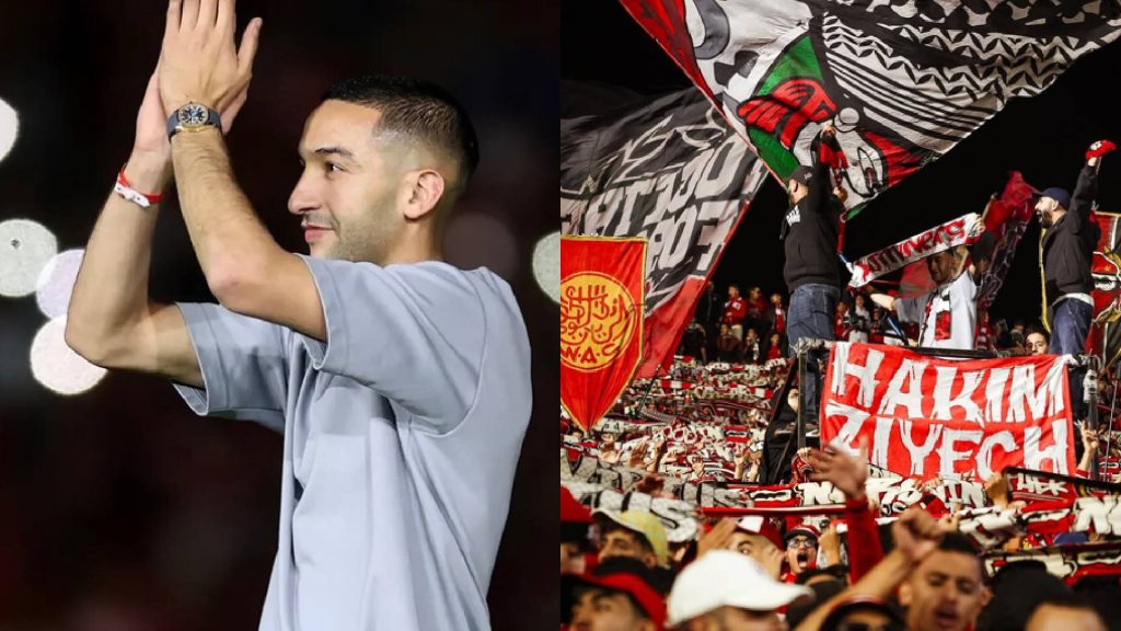 Lagu Palestin Iringi Pengenalan Hakim Ziyech