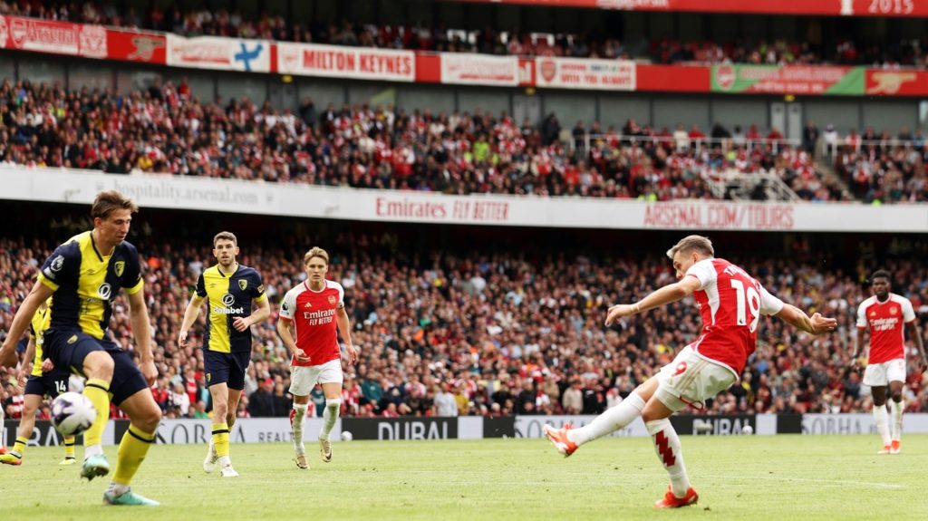 EPL: Arsenal Bedil Bournemouth Untuk Kekal Di Tangga Pertama Liga