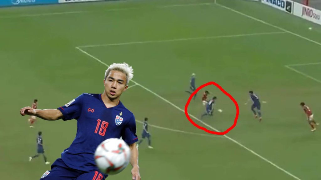 Aksi Chanathip Hulur Kaki ‘Saat Akhir’ Selamatkan Gawang Thailand Menentang Indonesia