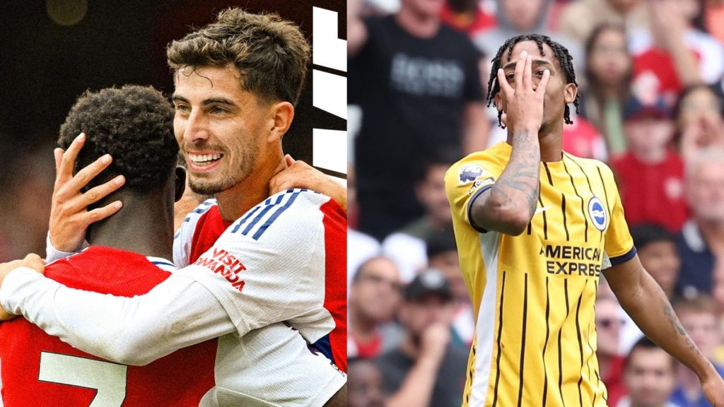 EPL: Kegembiraan Arsenal Sementara, Akur Seri Kepada Brighton