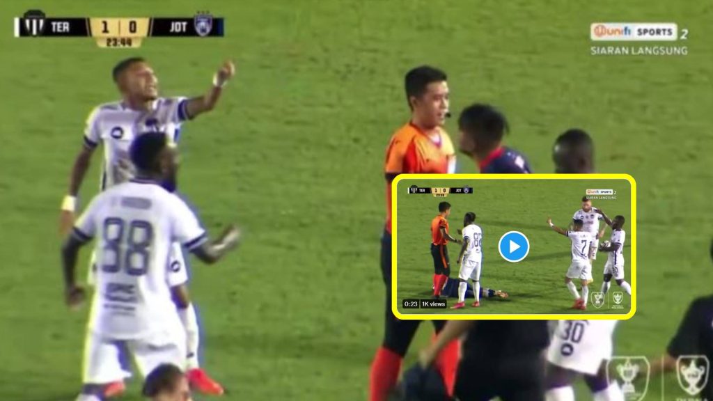 Aksi Leandro Velázquez Menggelupur ‘Sakit’ Dikesan