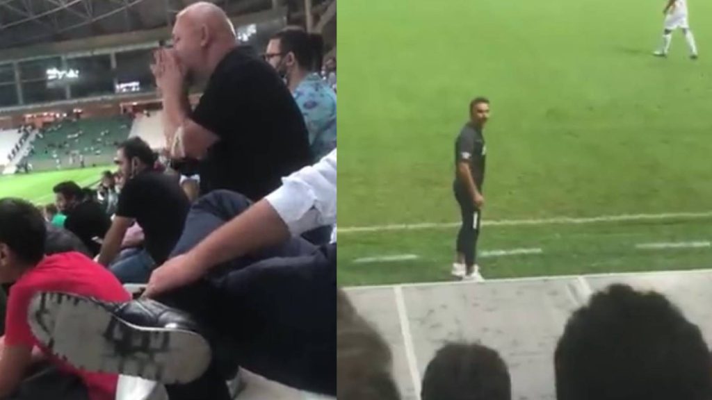 Penyokong Dibelakang ‘Ajar’ Jurulatih Fenerbahçe Taktikal Semasa Perlawanan Berlangsung