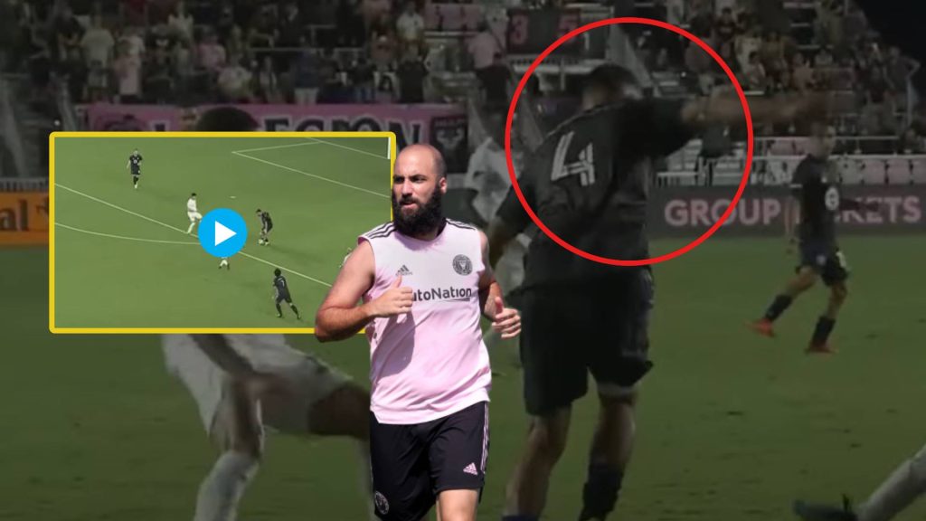 Aksi Lain Macam Gonzalo Higuaín Dan Pertahanan Lupa Dia Bukan Penyerang